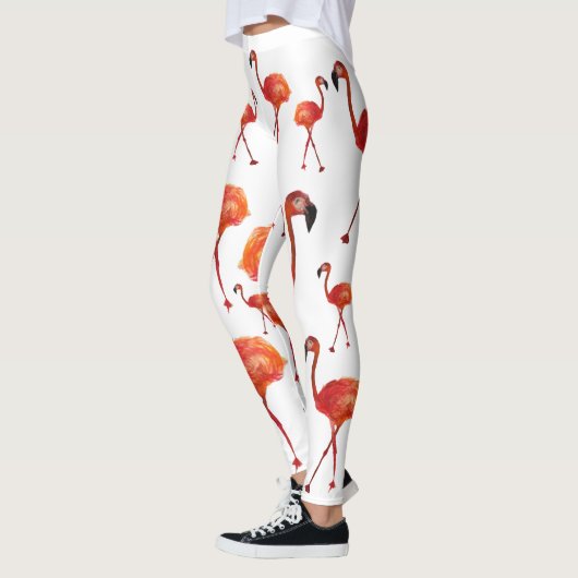 Flamingos, benutzerdefinierte Leggings Flamingo (Links)