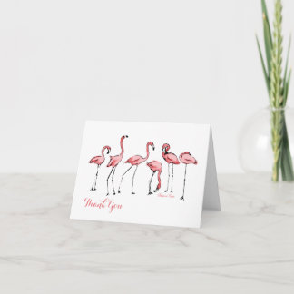 Flamingos - Benutzerdefinierte Notenkarte