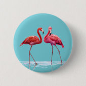 Flamingos Button (Vorderseite)