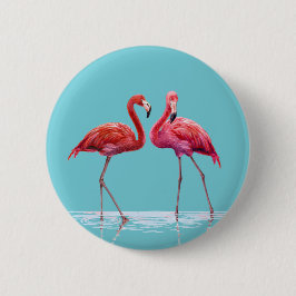 Flamingos Button