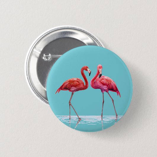 Flamingos Button (Vorne & Hinten)