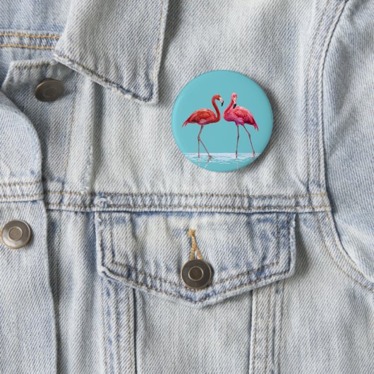 Flamingos Button (Beispiel)