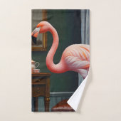 Flamingo's Cosy Corner Badhandtuch Set (Handtuch)