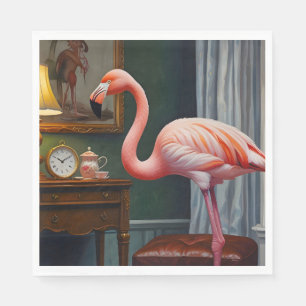 Flamingo's Cosy Corner Serviette