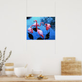 Flamingos Dancing Poster (Küche)