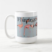 Flamingos der WeltTasse Kaffeetasse (Links)