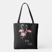 Flamingos, die fabelhaftes lustiges tasche (Rückseite)