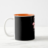 Flamingos, die fabelhaftes lustiges zweifarbige tasse (Links)