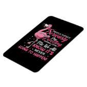 Flamingos | Die Menschen sollten aufhören, normal Magnet (Linke Seite)