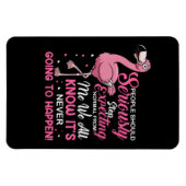 Flamingos | Die Menschen sollten aufhören, normal Magnet (Horizontal)