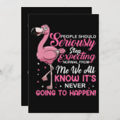 Flamingos | Die Menschen sollten aufhören, normal  Save The Date (Vorne/Hinten)