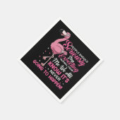 Flamingos | Die Menschen sollten aufhören, normal Serviette (Ecke)