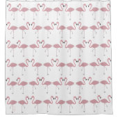 Flamingos-Duschvorhang Duschvorhang (Vorderseite)