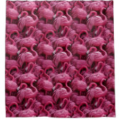 Flamingos-Duschvorhang Duschvorhang (Vorderseite)