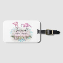 Flamingos Farewell Goodbye Bon Voyage Gift Friends