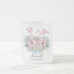 Flamingos Farewell Goodbye Bon Voyage Gift Friends Mattglastasse