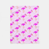 Flamingos Fleece Blanket - Happy (Vorderseite)