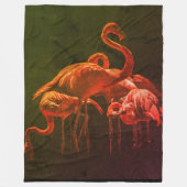 FLAMINGOS FLEECEDECKE (Vorderseite)
