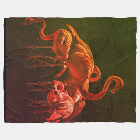 FLAMINGOS FLEECEDECKE (Vorderseite (Horizontal))