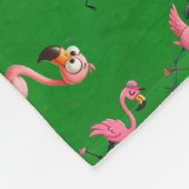 Flamingos Fleecedecke (Ecke)