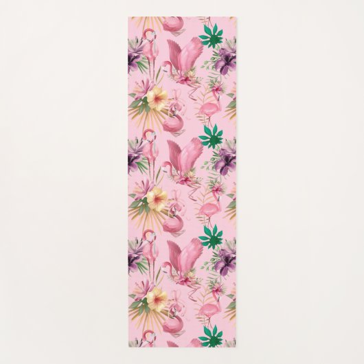 Flamingos Flight Yogamatte (Vorderseite)