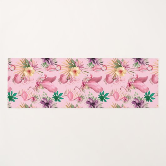 Flamingos Flight Yogamatte (Vorderseite (Horizontal))