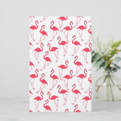 Flamingos Flimingos Briefpapier (Stehend Vorderseite)