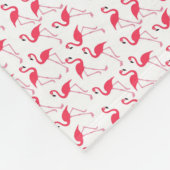 Flamingos Flimingos Fleecedecke (Ecke)