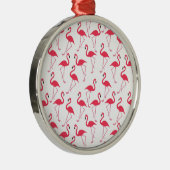Flamingos Flimingos Silbernes Ornament (Rechts)