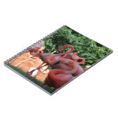 Flamingos-Flock Notizblock (Linke Seite)