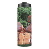 Flamingos-Flock Thermosbecher (Vorderseite)