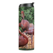 Flamingos-Flock Thermosbecher (Nach links gedreht)
