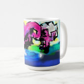 Flamingos Fly Dream Kaffeetasse (VorderseiteRechts)