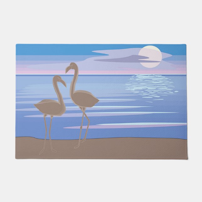 Flamingos Fußmatte (Vorderseite)