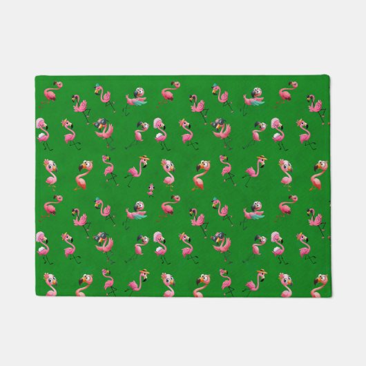 Flamingos Fußmatte (Vorderseite)