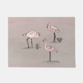 Flamingos Fußmatte (Vorderseite)