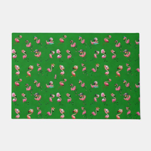 Flamingos Fußmatte (Vorderseite)
