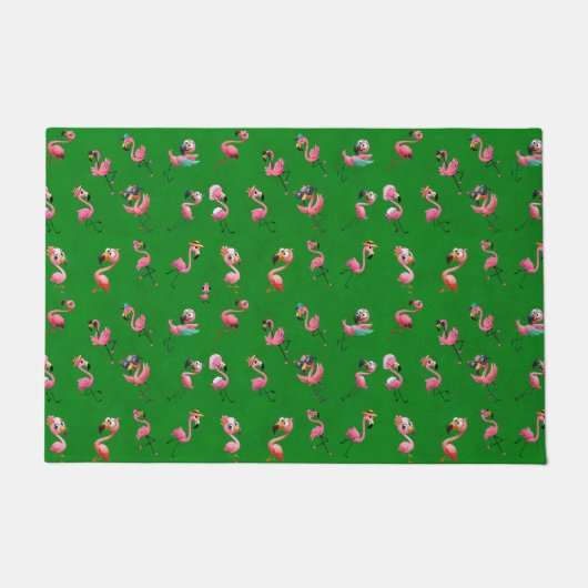 Flamingos Fußmatte (Vorderseite)