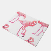 Flamingos Fußmatte (Schrägansicht)