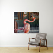 Flamingos gemütliche Ecke Wandteppich (Beispiel (Horizontal))