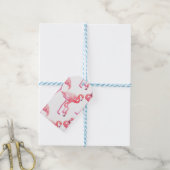 Flamingos Geschenkanhänger (Mit Garn)
