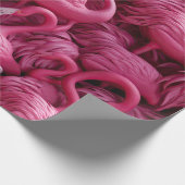 Flamingos Geschenkpapier (Ecke)