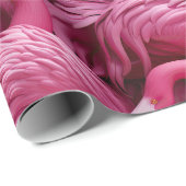 Flamingos Geschenkpapier (Rolleneckpunkt)