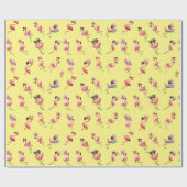 Flamingos Geschenkpapier (Flach)
