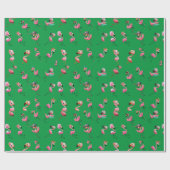 Flamingos Geschenkpapier (Flach)