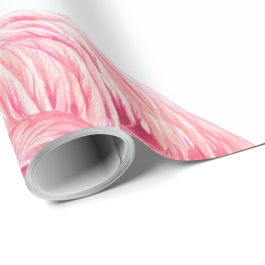 Flamingos Geschenkpapier (Rolleneckpunkt)