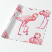 Flamingos Geschenkpapier (Ungerollt)