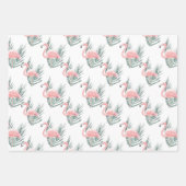 Flamingos Geschenkpapier Set (Vorderseite 2)