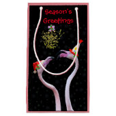 Flamingos-Geschenktasche Kleine Geschenktüte (Vorderseite)