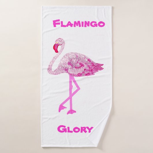 Flamingos Glory Badehandtuch (Badehandtuch)